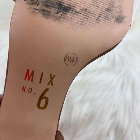 MIX NO.6 SUEDE HELLS SANDALS WOMANS SIZE 8.5 - Picture 6 of 7